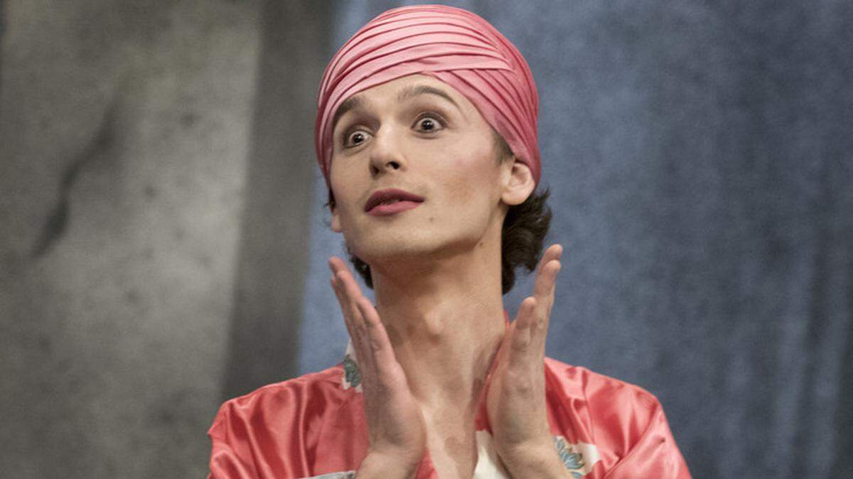 Cameron Pillitteri plays the role of Prior Walter in the Penn State Centre Stage presentation of “Angels in America,” opening Tuesday at the Playhouse Theatre.