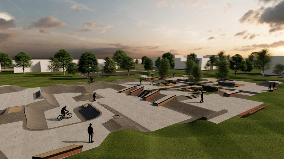 A rendering of the final design of High Point Sports Park in State College.