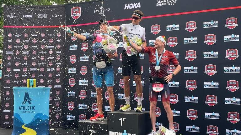 ‘This community comes out’: Athletes, spectators relish Ironman 70.3 Happy Valley