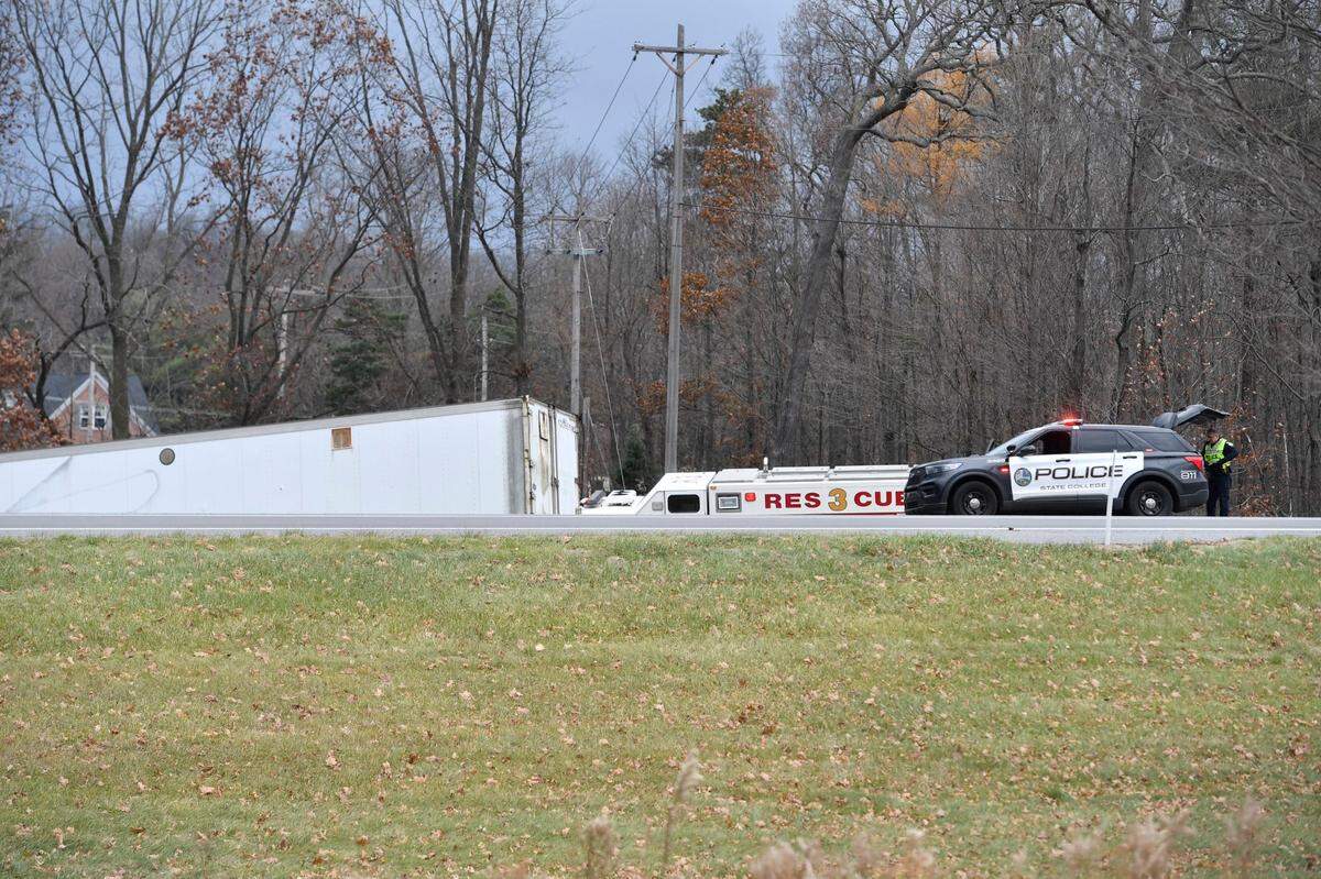 A fatal crash caused the closure of all lanes on US Route 322 near Boalsburg late Monday morning.