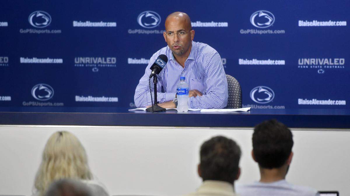 Penn State head coach James Franklin and the Nittany Lions face Kent State on Saturday.
