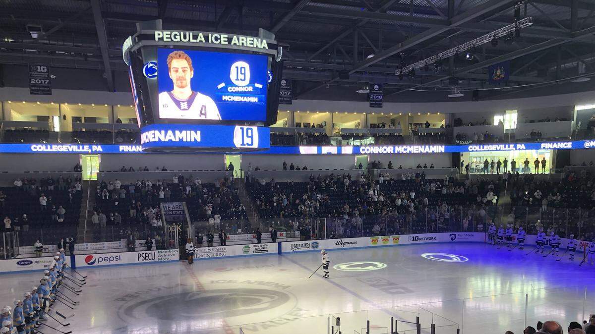 Penn State men’s hockey opened its 2021-22 season on Sunday, Oct. 3, 2021, in Pegula Ice Arena.