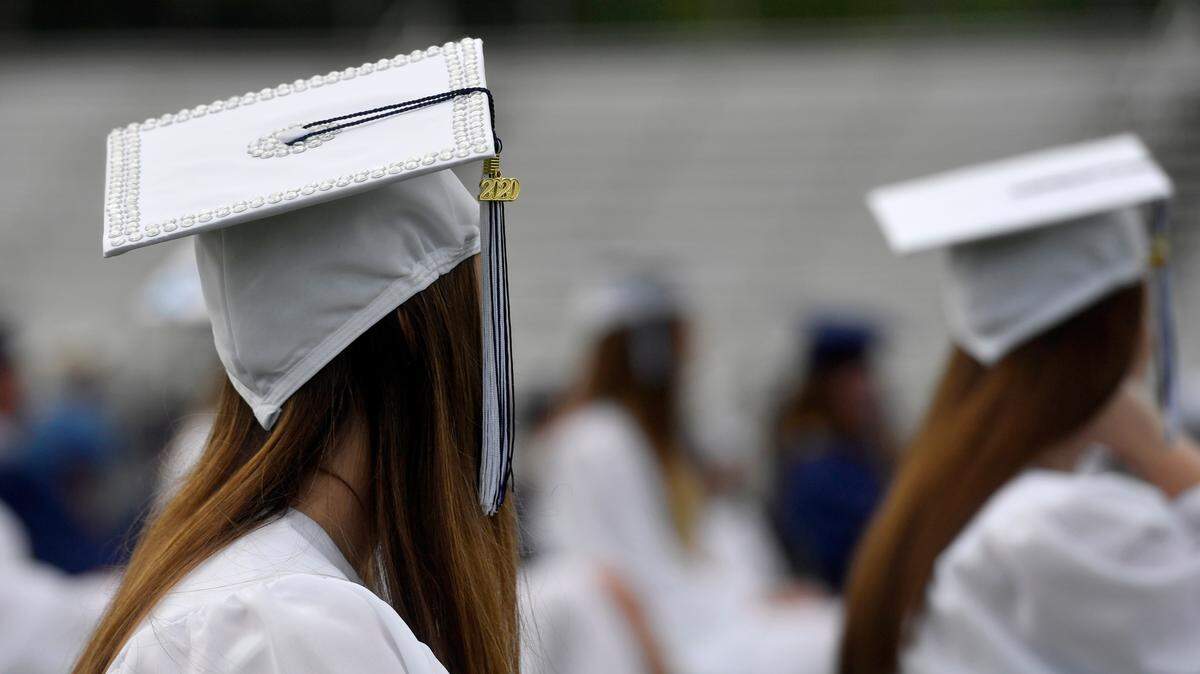 Penns Valley Area High School’s graduates are pictured in this 2020 file photo.