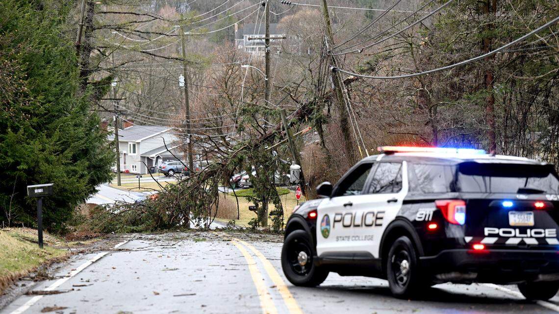 Thousands lose power in Centre County after severe storm causes downed trees, wires