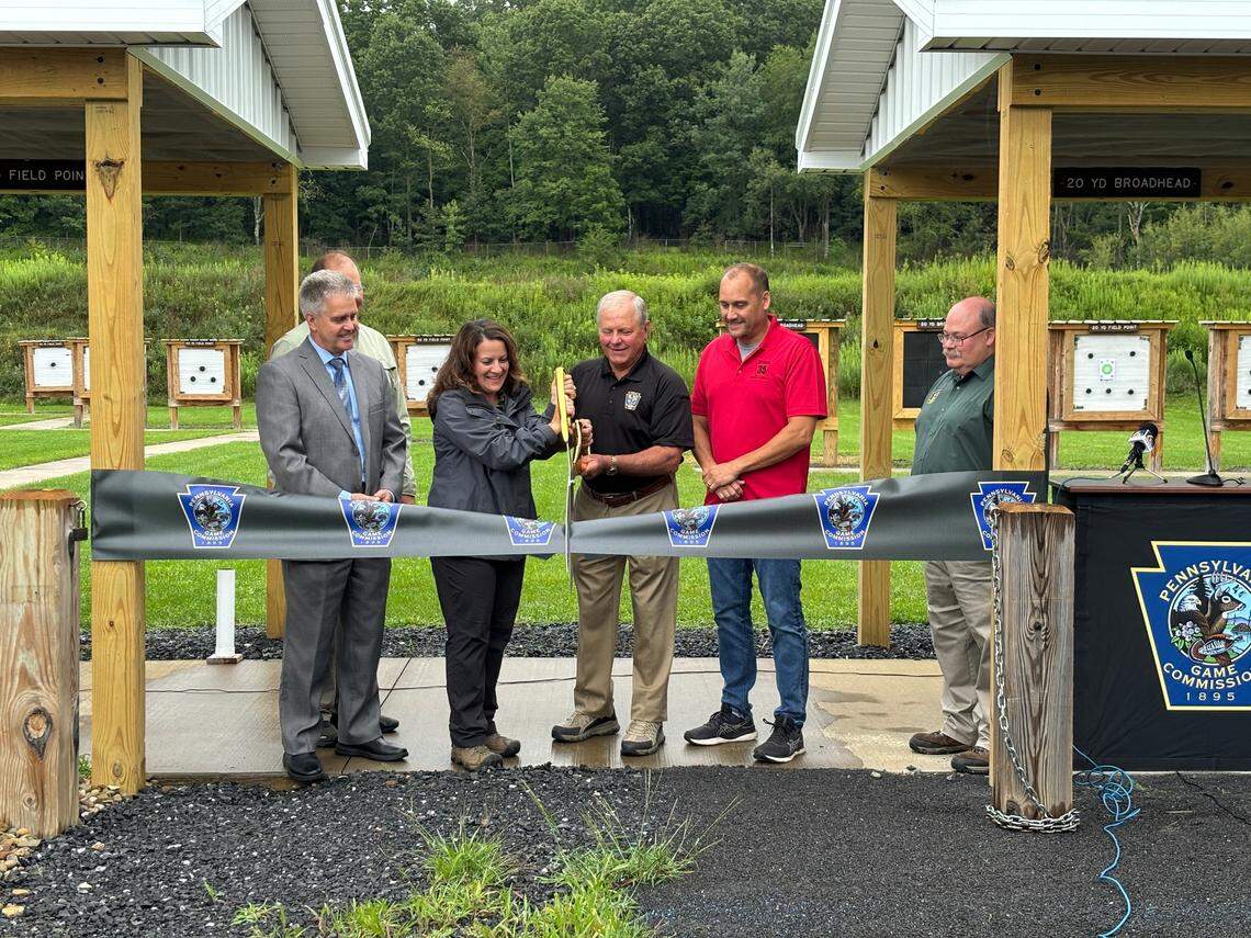The Pennsylvania Game Commission opens their improved shooting range at State Game Lands 176 on Thursday, Aug. 8, 2024.