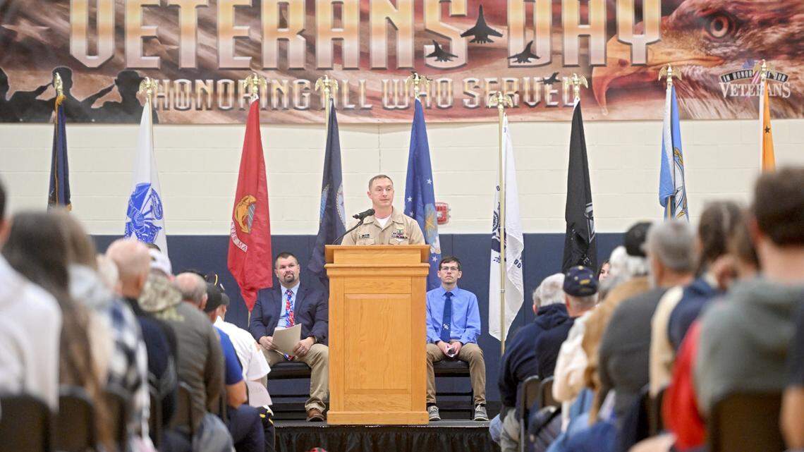 ‘Can’t beat that kind of history lesson.’ Bald Eagle Area opens Veterans Day event to community