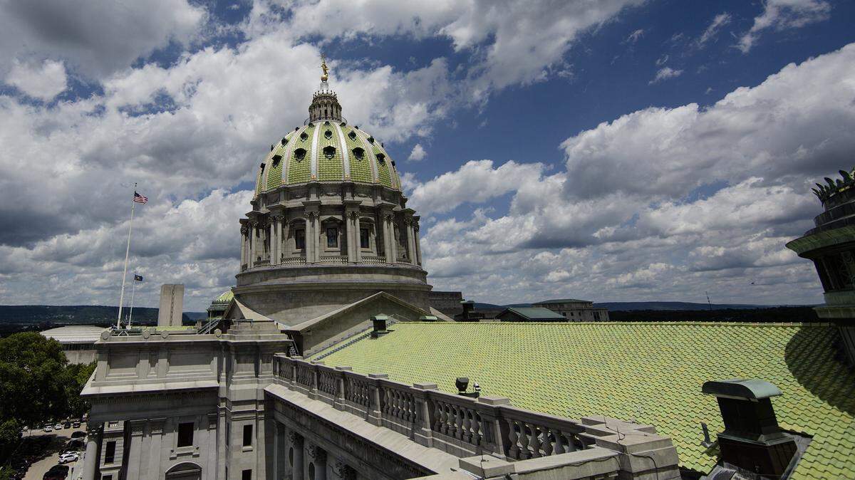 The Pennsylvania Capitol building in Harrisburg, a focus of Spotlight PA’s nonpartisan investigative reporting.