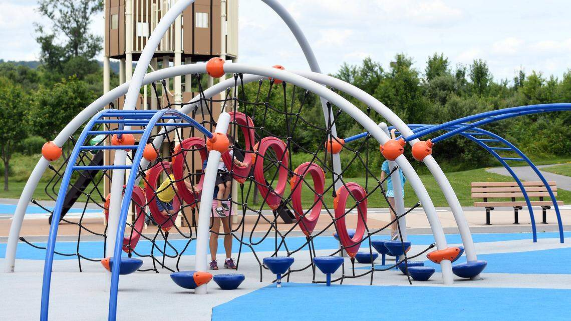 Centre Region playgrounds are now open, with families urged to use caution