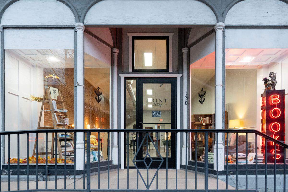 The Print Factory is located at 130 S. Allegheny St. in Bellefonte.
