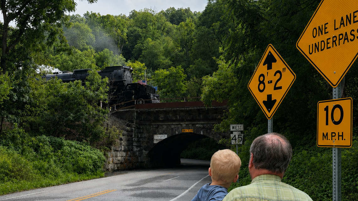 Centre County residents flock to see Big Boy. See photos, videos from across central PA