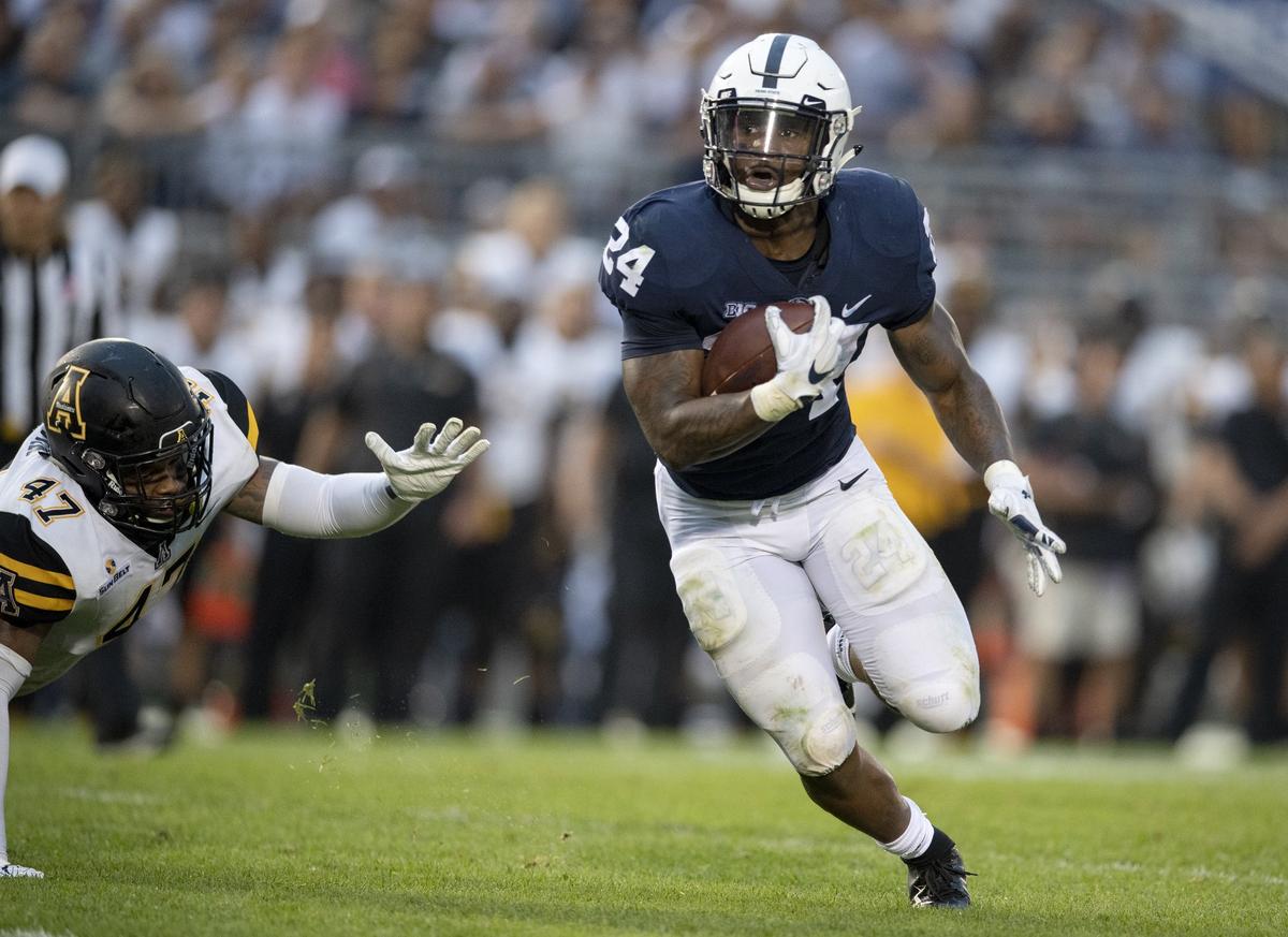 Penn State running back Miles Sanders earned the Sports Illustrated cover and scored two touchdowns in his first career start against Appalachian State.