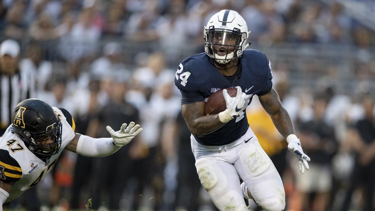 Penn State running back Miles Sanders earned the Sports Illustrated cover and scored two touchdowns in his first career start against Appalachian State.