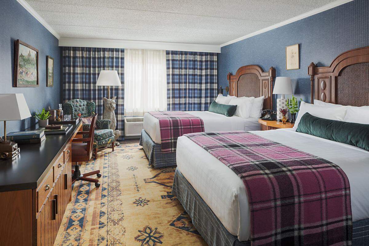 Renovations are underway as The Atherton Hotel prepares to transition to The Graduate State College this fall. The guest room design is intended to resemble a “classic college clubhouse,” according to the company.