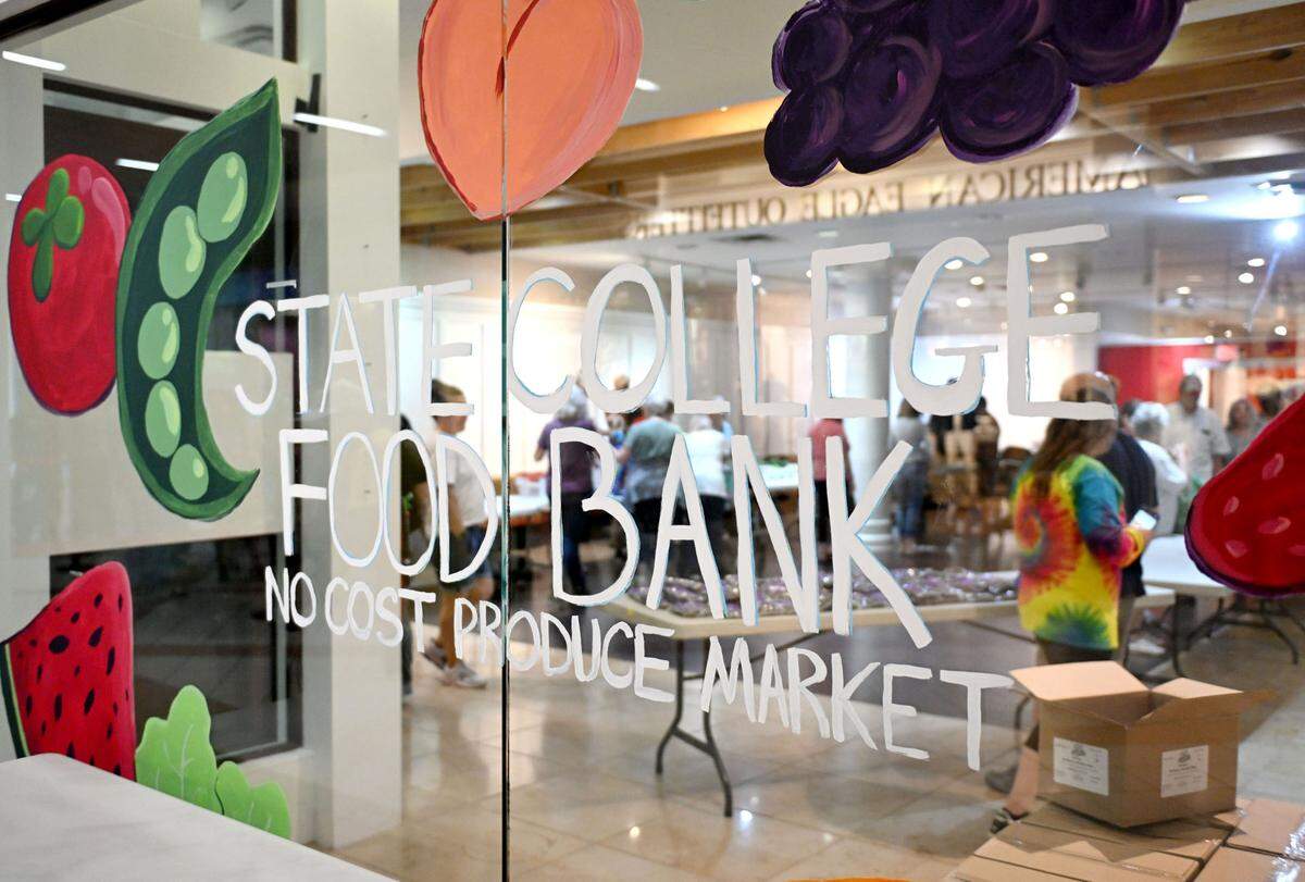 The State College Food Bank hosted a No-Cost Produce Market on Tuesday, July 1, 2025 at the Nittany Mall.