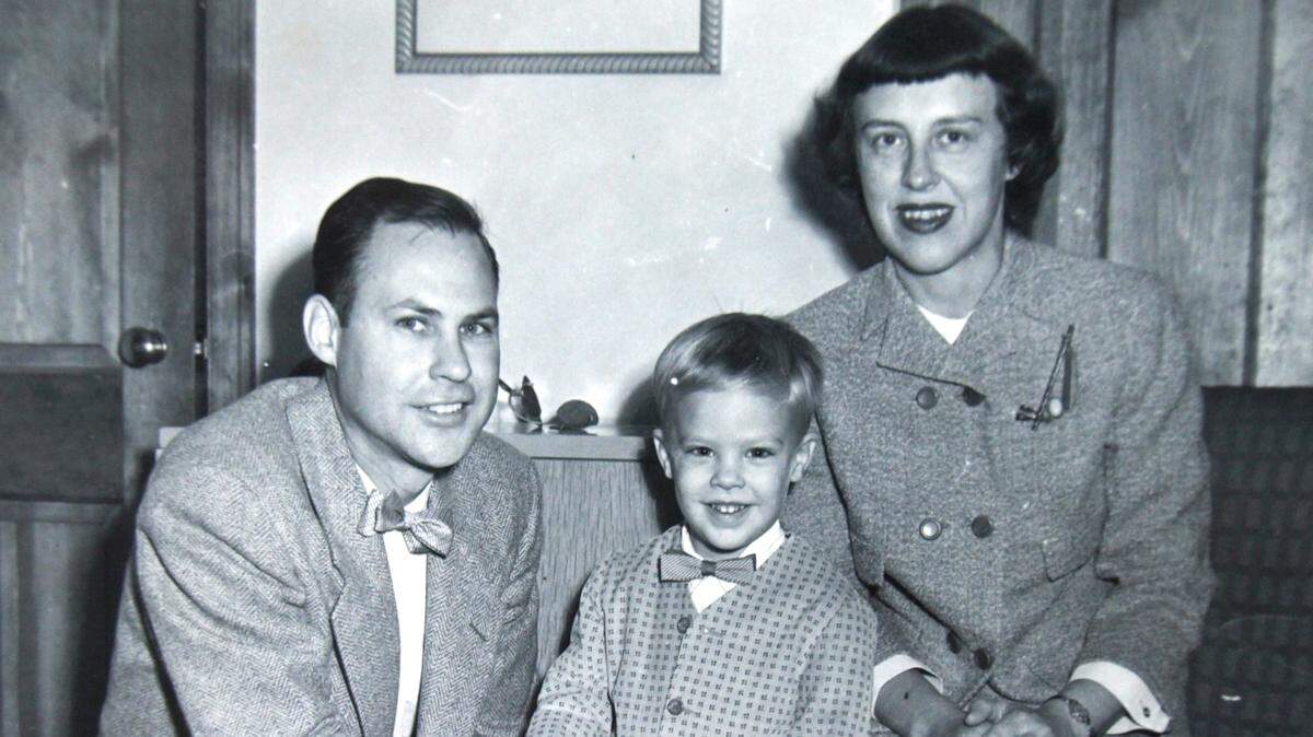From left: Leonard Fergus, Charles Fergus and W. Ruth Fergus in their apartment at 907 S. Pugh St. in State College. Ruth Fergus was fatally stabbed by Walter Chruby in 1995.