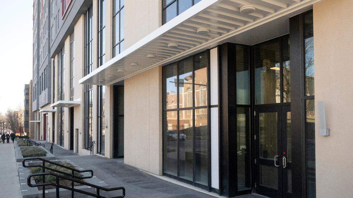 Storefronts at The Standard on West College Avenue in downtown State College on Monday, March 20, 2023.
