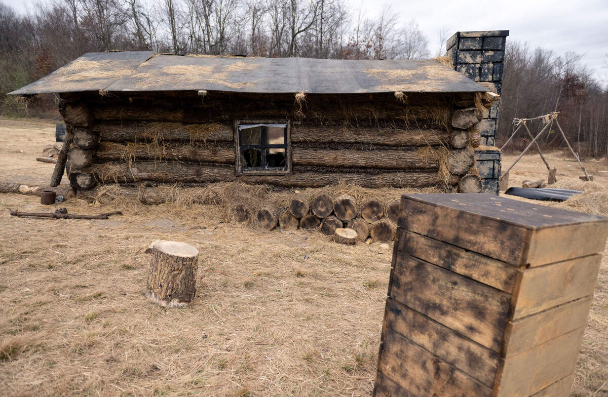 A look at the set of “Deadlock” after filming had wrapped near Philipsburg.