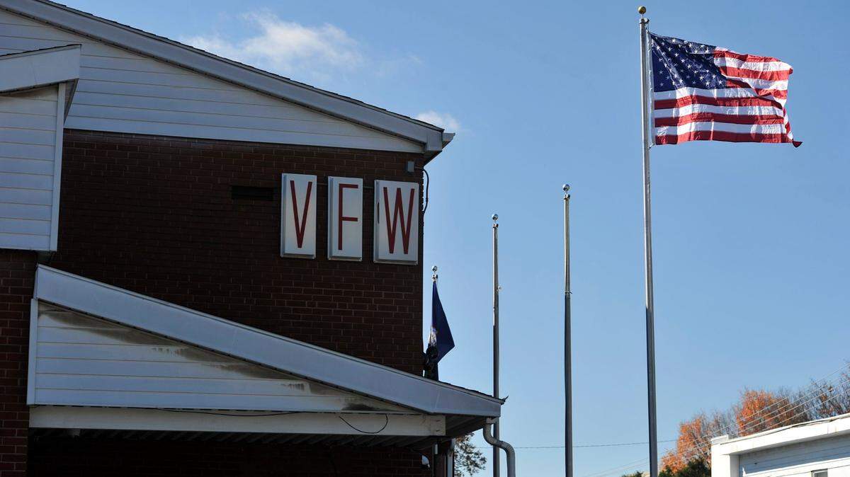 The Veterans of Foreign Wars in State College building on North Barnard Street, pictured in October 2015, is set to be purchased by Penn State.