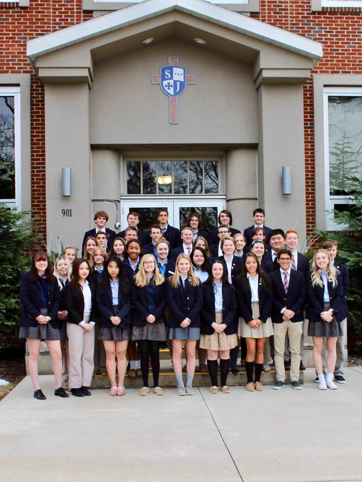 Forty students graduated from St. Joseph’s Catholic Academy in Boalsburg. School officials hope to have an in-person commencement to honor seniors this summer.