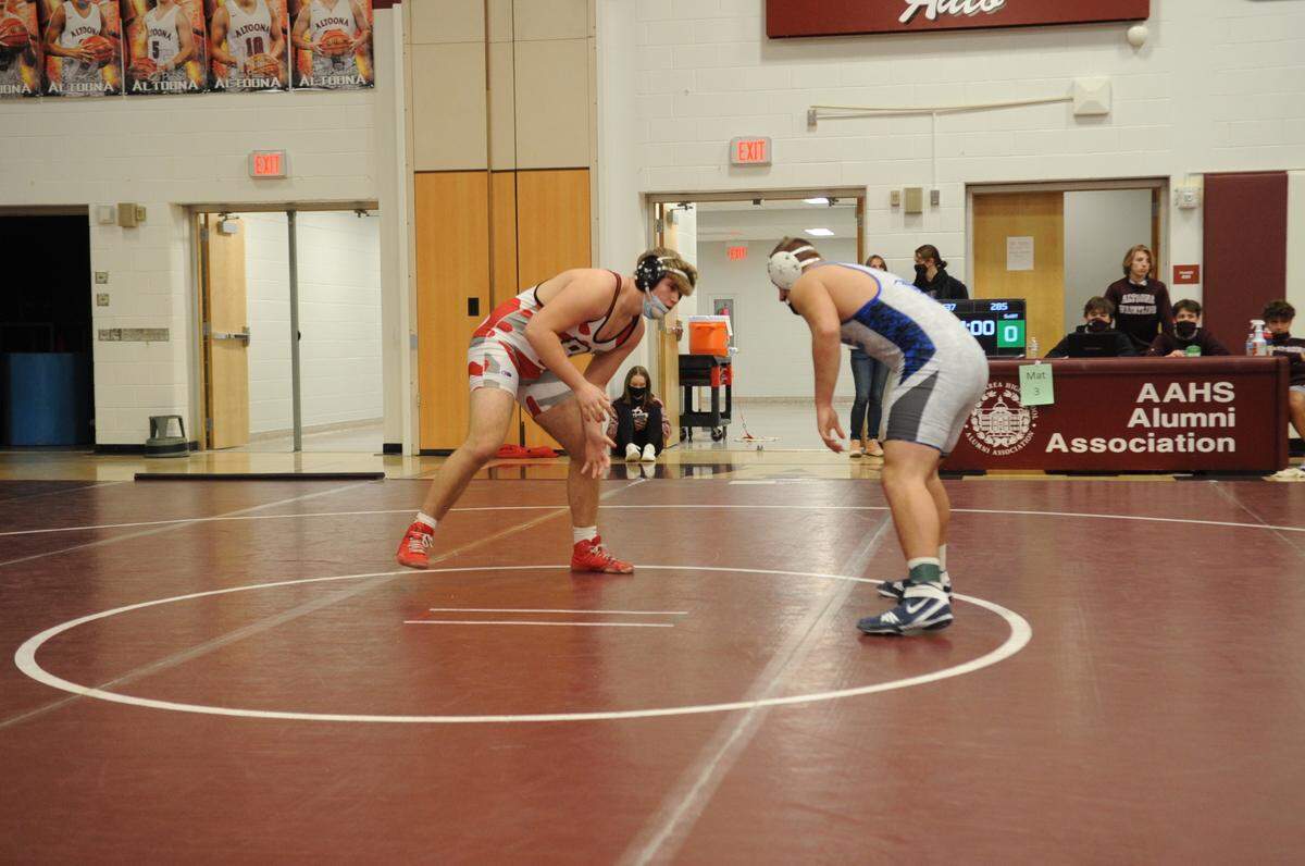 Bellefonte’s Addison Shawley is one of four wrestlers tied for the county lead with seven wins.