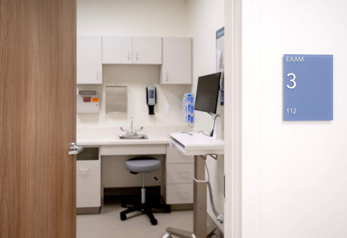 One of the four exam rooms in the new Mount Nittany Health ExpressCare in the Hills Plaza on Monday, May 6, 2024.