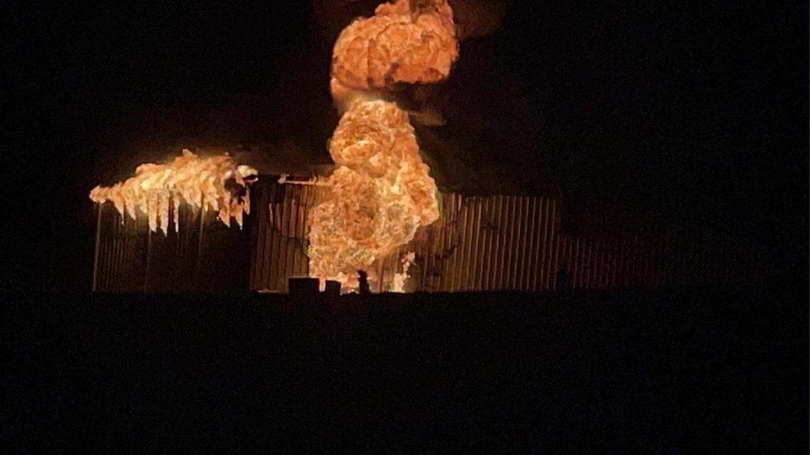 Rush Township manufacturing facility extensively damaged in early morning fire