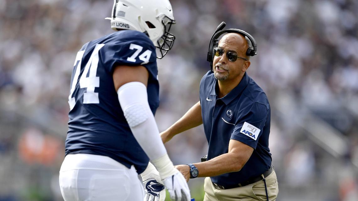 Did Penn State football move up in the top-25 rankings despite being on bye?