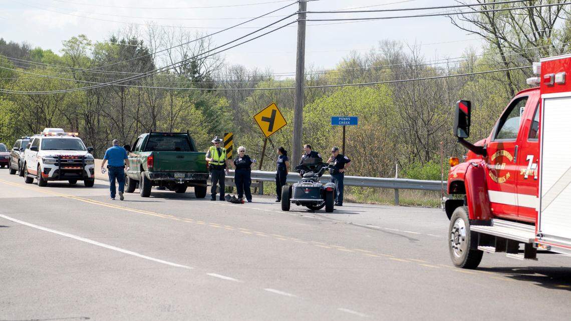Penns Valley Road closed after multi-vehicle crash in Gregg Township
