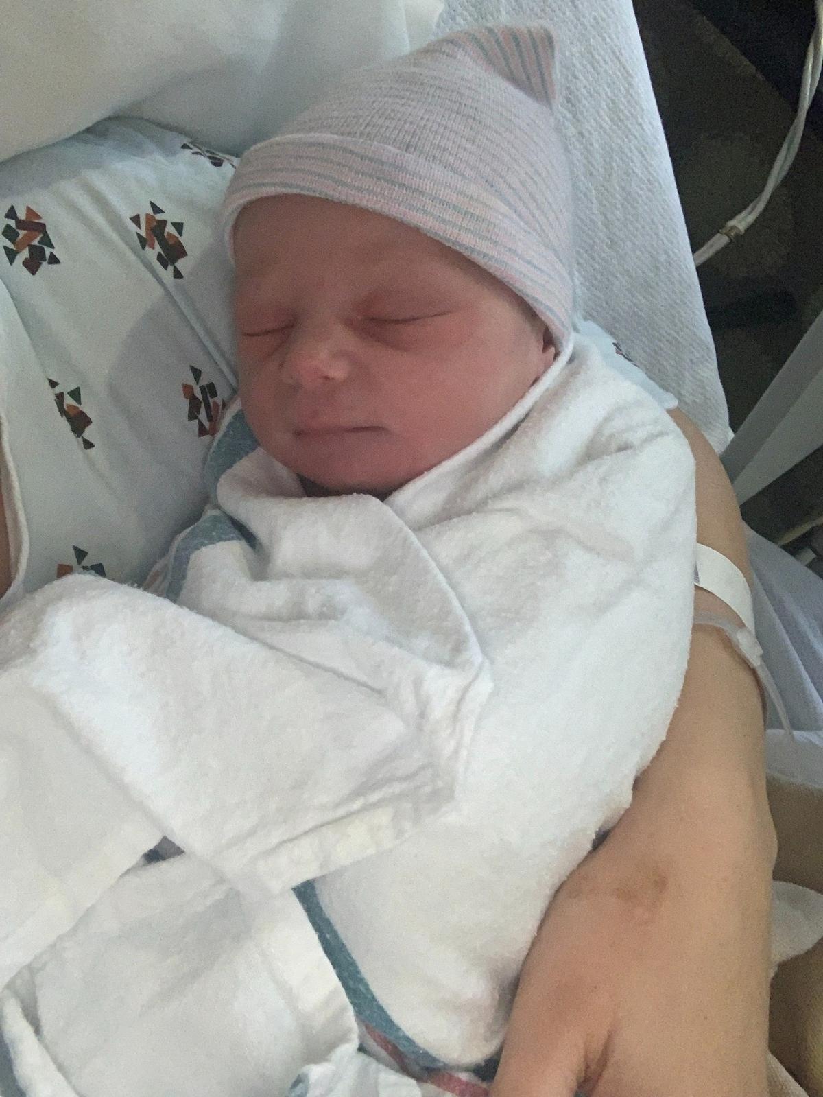Nolan Dale Lose was born on New Year’s Day at Mount Nittany Medical Center.