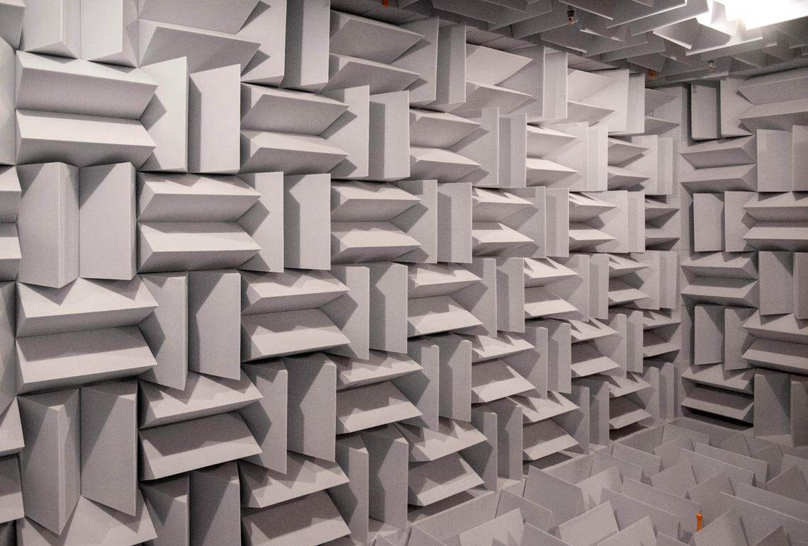 An “Aero Anechoic Chamber Flow Through” in Penn State’s new Engineering Collaborative Research and Education Building on west campus on Friday, Sept. 6, 2024.