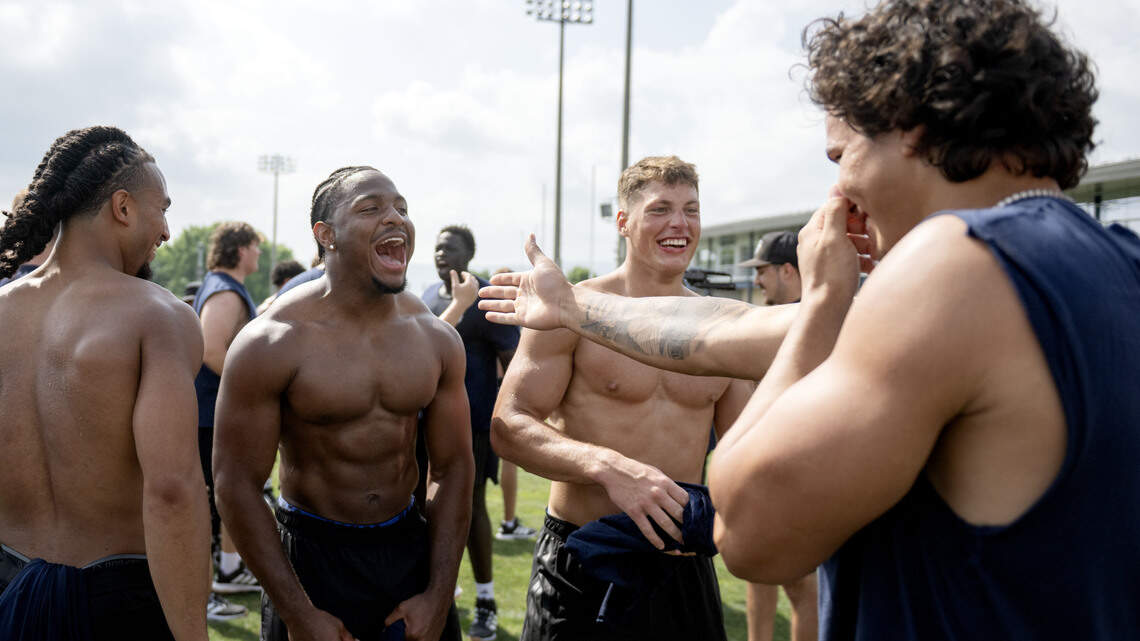 Penn State football hosts annual Lift for Life, showcasing team’s competitiveness