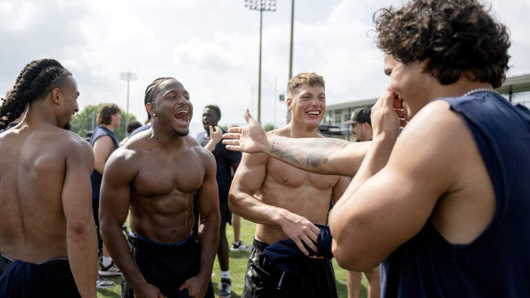 Penn State football hosts annual Lift for Life, showcasing team’s competitiveness