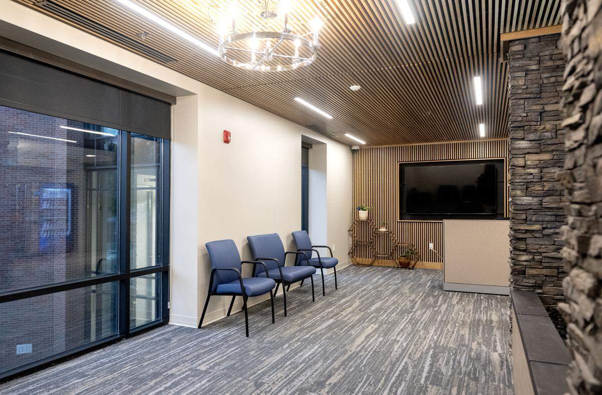The reception area of the Centre County Community Service Building on Thursday, Sept. 25, 2025.  