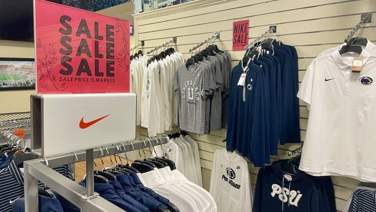 State College shops run deep discounts as Penn State moves from Nike to adidas