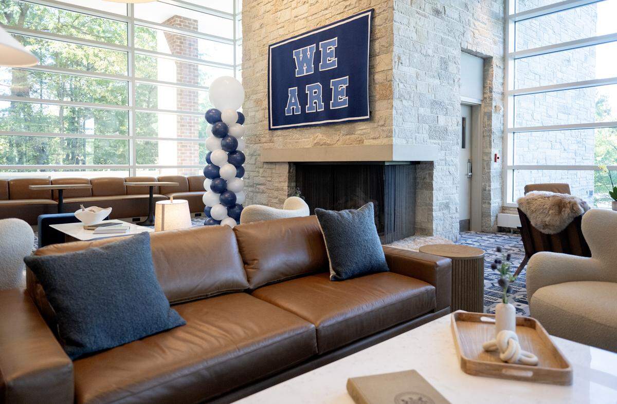 The lobby of the Penn Stater Hotel and Conference Center on Thursday, Oct. 9, 2025.  