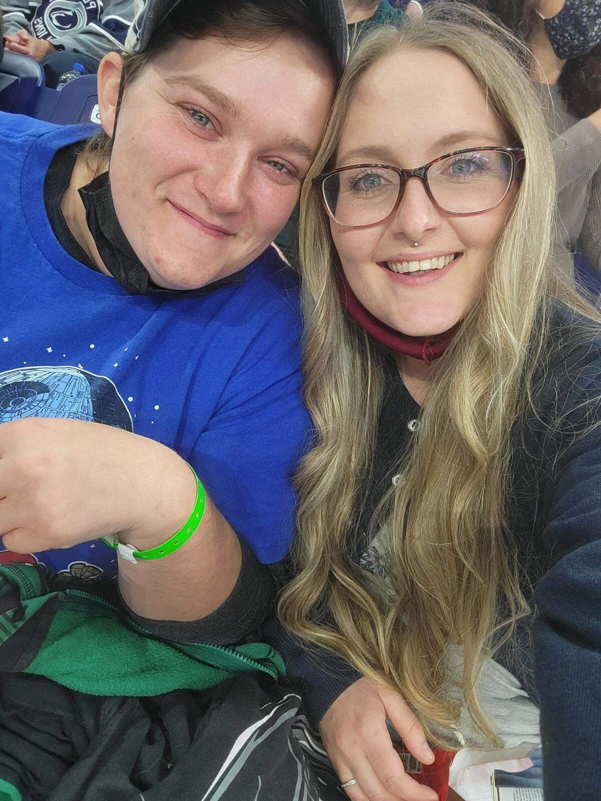 Anjelica Miele, left, and her wife Anna Case were involved in a crash Tuesday morning in Walker Township. Miele was killed and Case was treated for minor injuries.
