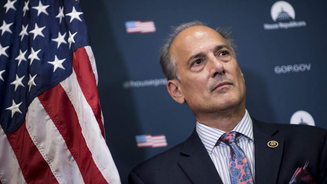 Rep. Tom Marino (R-Pa.), nominee for White House drug czar is under scrutiny after a news investigation found the lawmaker helped steer legislation that made it harder for the government to take some enforcement actions against giant drug companies. Tom Marino participates in the House GOP leadership press conference after the House Republican Conference meeting in the Capitol on Tuesday, September 27, 2016 in Washington, District of Columbia, U.S. (Bill Clark/Congressional Quarterly/Newscom/ZUMA Press/TNS)