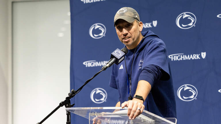 Penn State head coach Matt Campbell talks quarterback situation & more during bye week