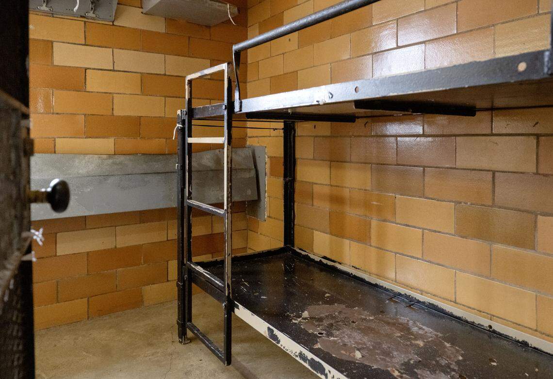 A double occupancy cell in B Block at Rockview state prison on Monday, March 2, 2026.