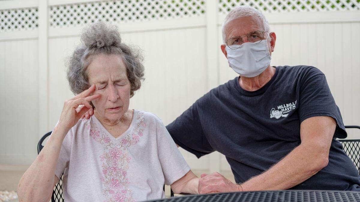 Pat Loughney (right) cared for his wife, Candy, in their home until she went into anaphylactic shock after eating medicated soap. Candy is one of 280,000 Pennsylvanians over the age of 65 living with Alzheimer’s disease, the most common cause of dementia.