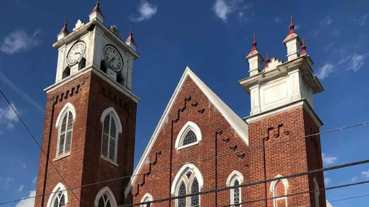 Penns Valley’s Calvary Church, home of the Millheim town clock and its tower. Provided by Robert Zeigler.