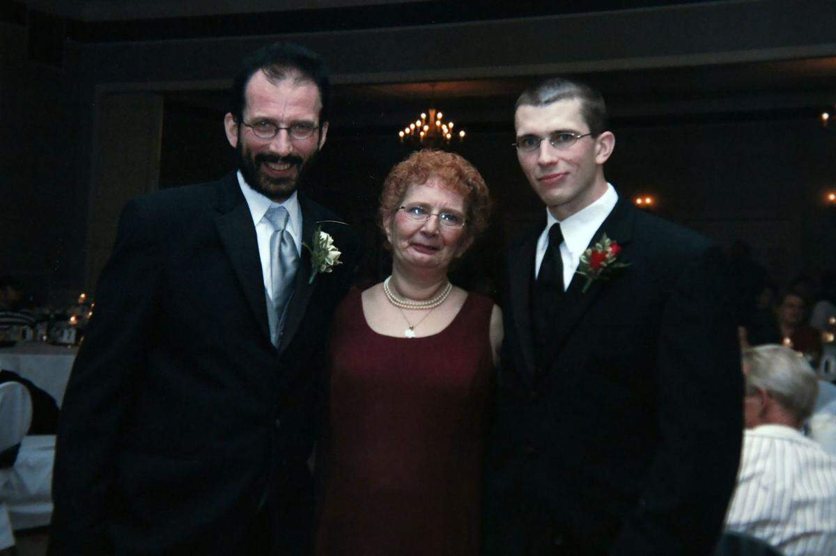 In a wrongful death suit, the family of Adam Kalinowski (far right) alleged he wasn’t evaluated by a physician when he arrived at a treatment center in Fayette County. A judge ruled in favor of the family and ordered the defendants to pay more than $1.6 million, but Adam’s brother doubts they will ever get the money.