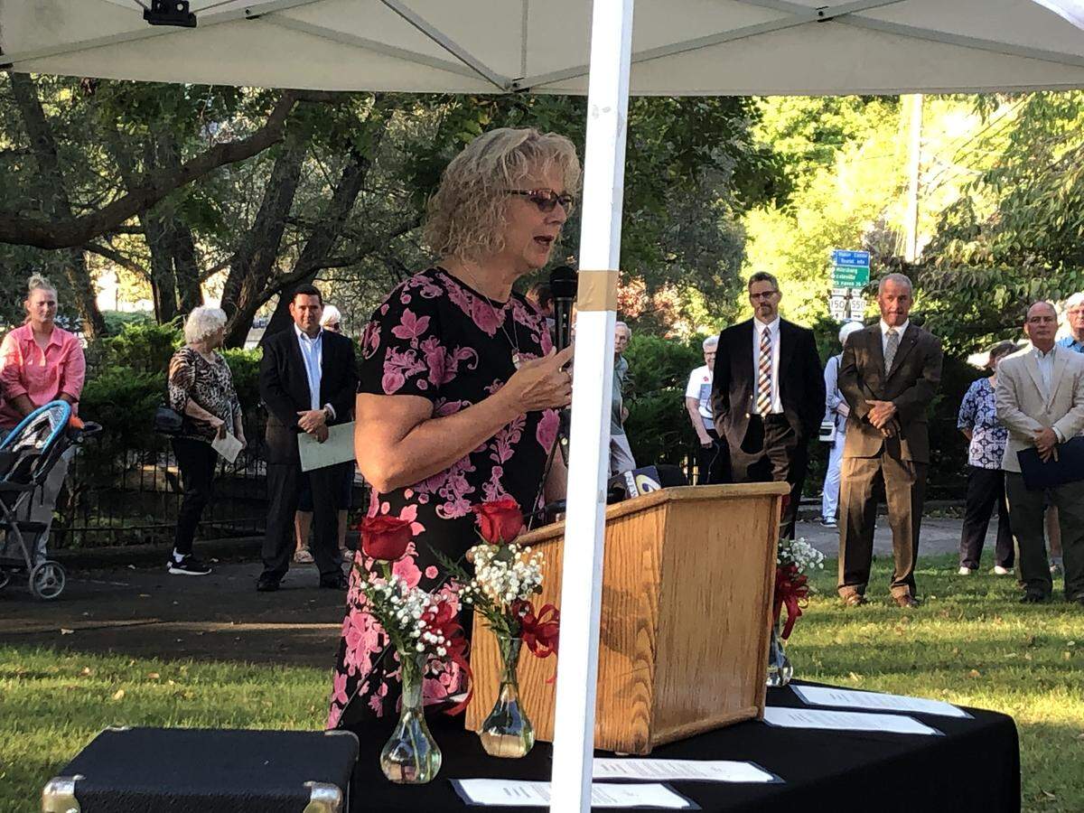 During the 50th anniversary memorial service of a plane crash that killed her father, Brenda Robison Winder talks about how his absence was felt growing up; however, Winder said his death did not stop her from living her life.