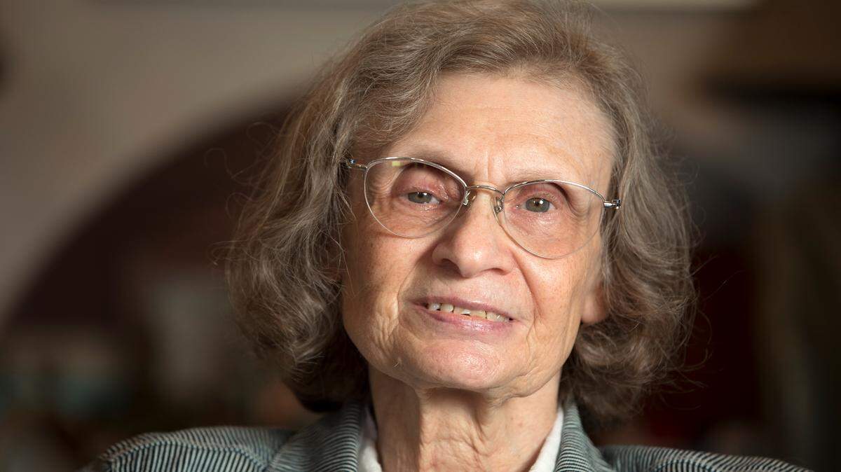 State College writer and historian Nadine Kofman, pictured in her Pleasant Gap home in August 2017, died Saturday at age 75. Kofman was the widow of former State College Mayor Bill Welch.