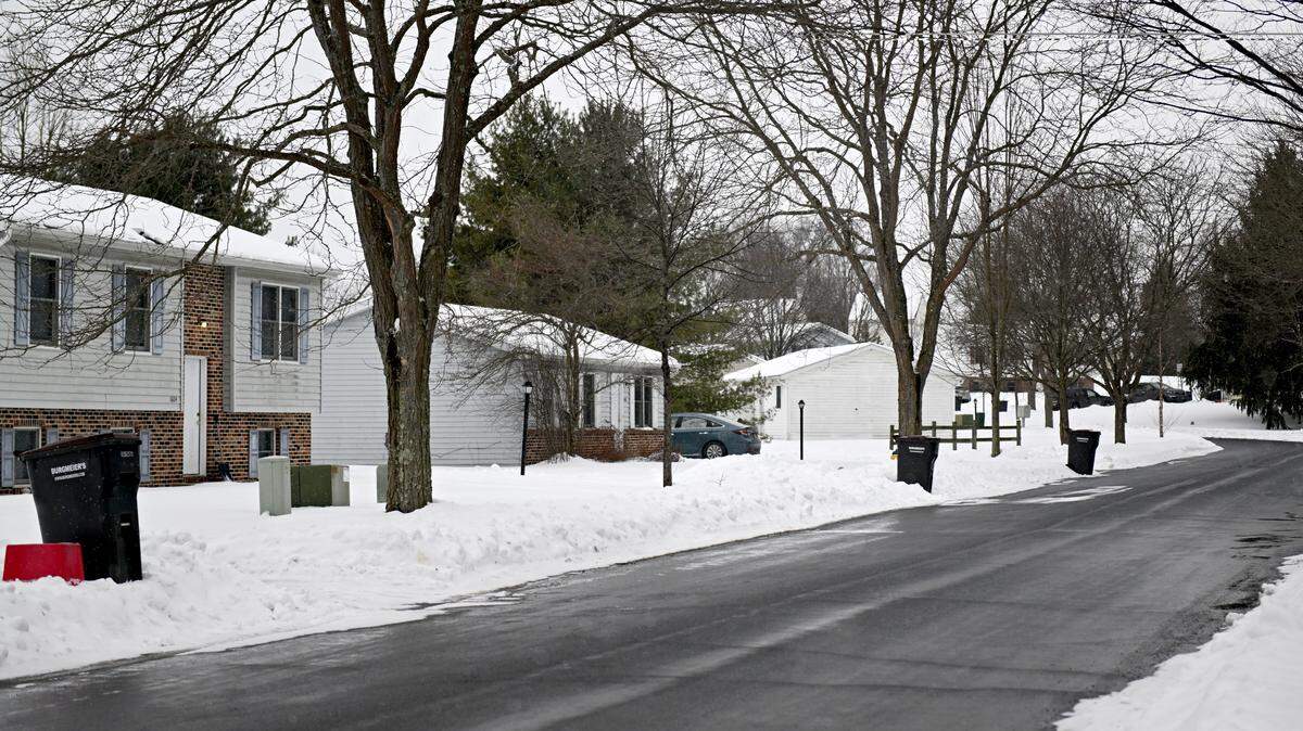 A look down Birch Court, which is part of Sylvan View Estates on Friday, Feb. 6, 2026.  