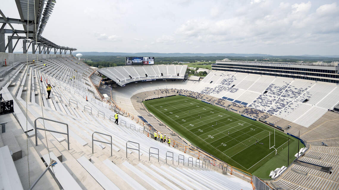 We toured the west side of Penn State’s Beaver Stadium. Here’s a look at all the changes