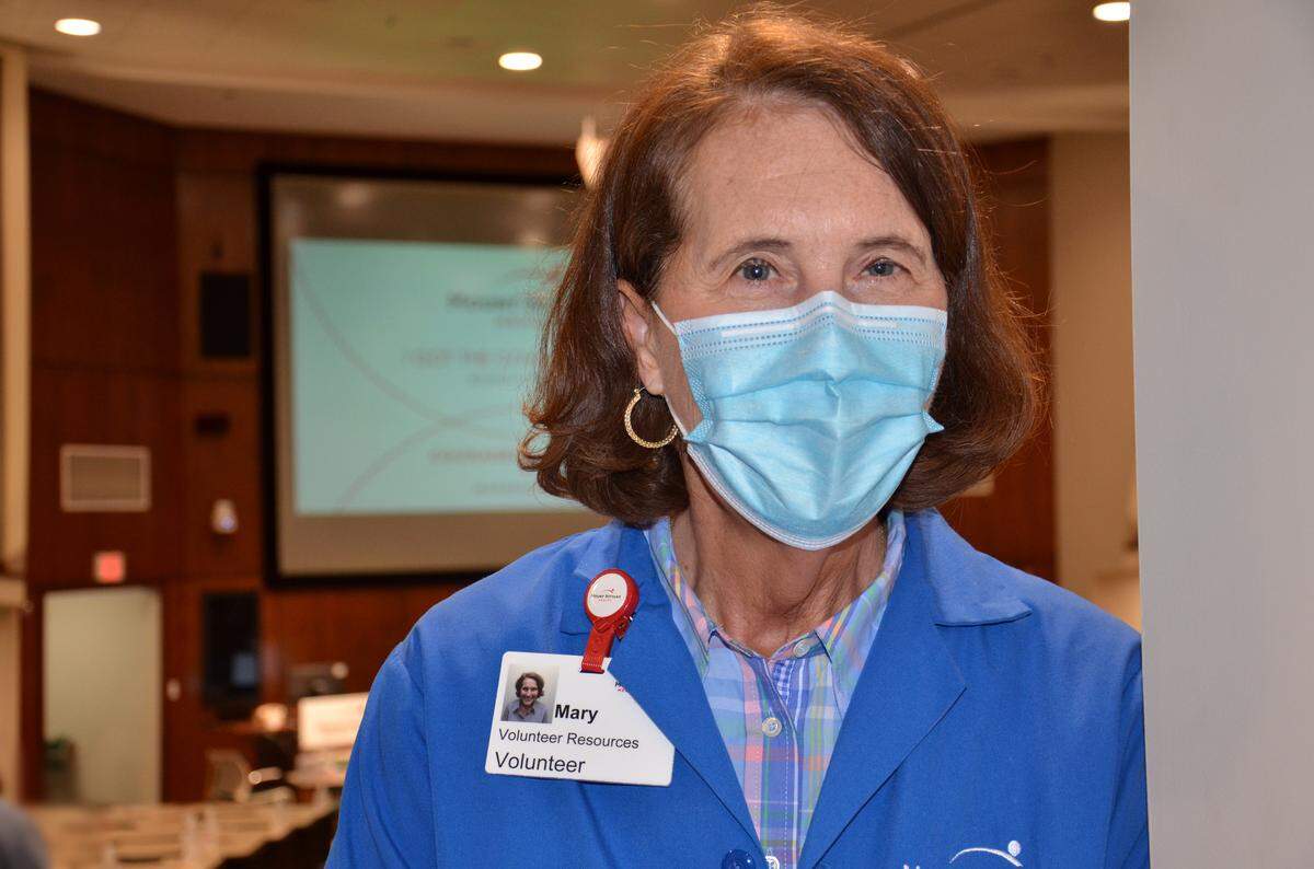 Mary Knight is one of the volunteers being recognized by Mount Nittany Health.