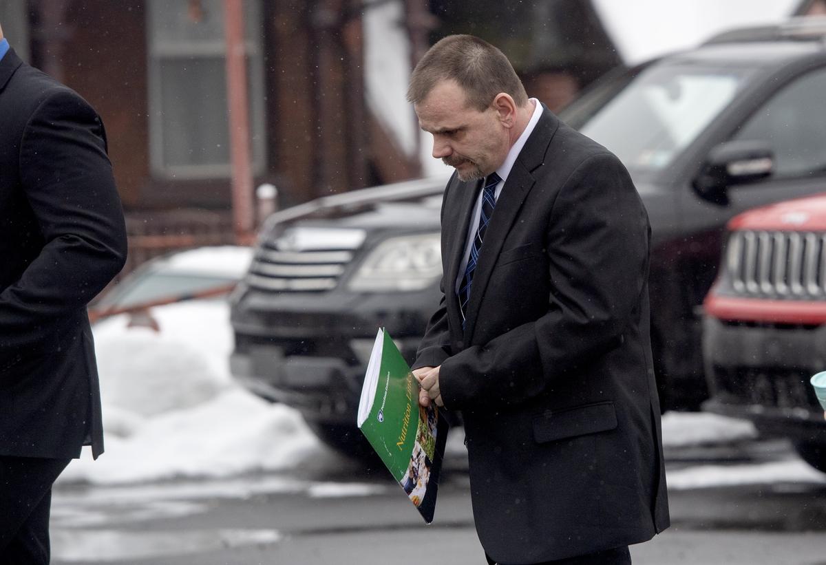Alexander Fults leaves the Centre County Courthouse after a jury decided he was not guilty of all charges, including child rape onTuesday, Jan. 29, 2019.