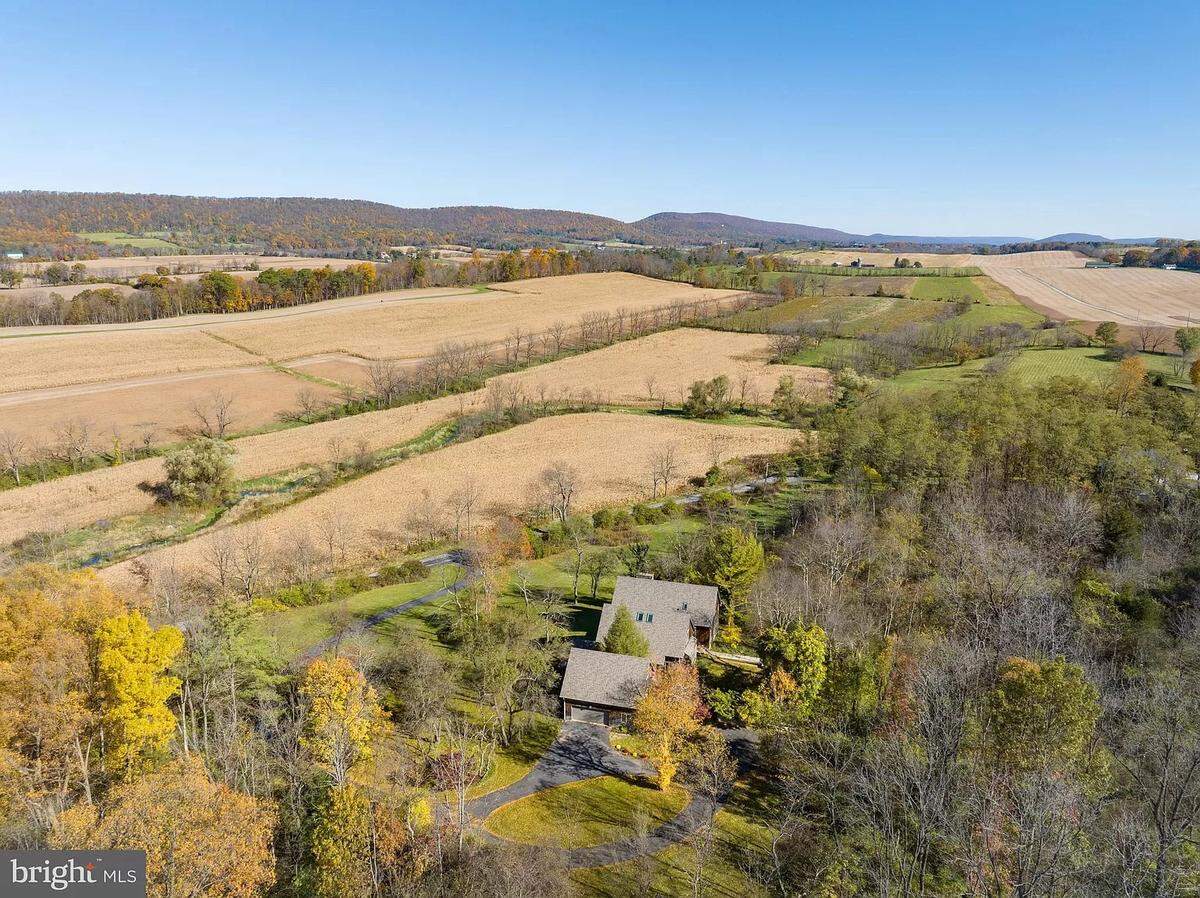 A bird’s-eye view of the home at 311 Cedar Run Road in Boalsburg. Photo shared with permission from the home’s listing agent, Kristin O’Brien of Keller Williams Advantage Realty.