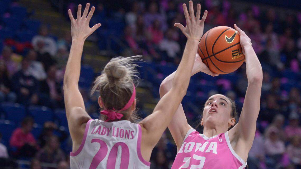 Iowa women’s basketball star Caitlin Clark has high praise for Penn State: ‘They never gave up’